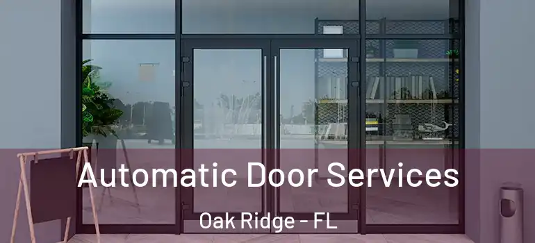 Automatic Door Services Oak Ridge - FL