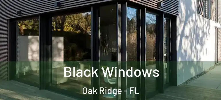 Black Windows Oak Ridge - FL