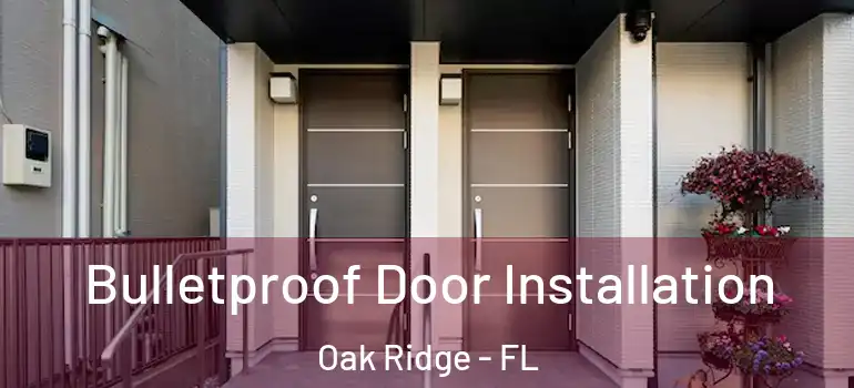 Bulletproof Door Installation Oak Ridge - FL