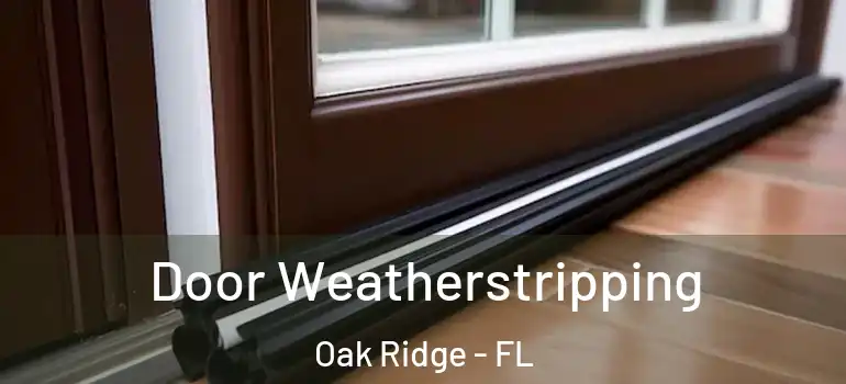  Door Weatherstripping Oak Ridge - FL