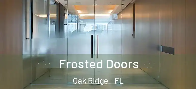 Frosted Doors Oak Ridge - FL