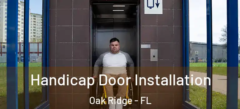 Handicap Door Installation Oak Ridge - FL