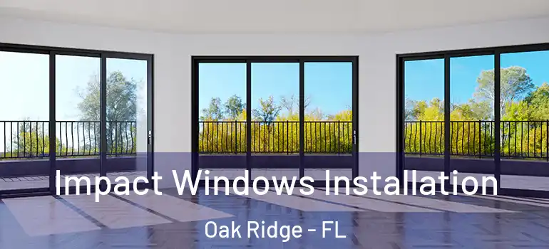 Impact Windows Installation Oak Ridge - FL