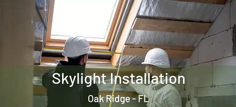 Skylight Installation Oak Ridge - FL