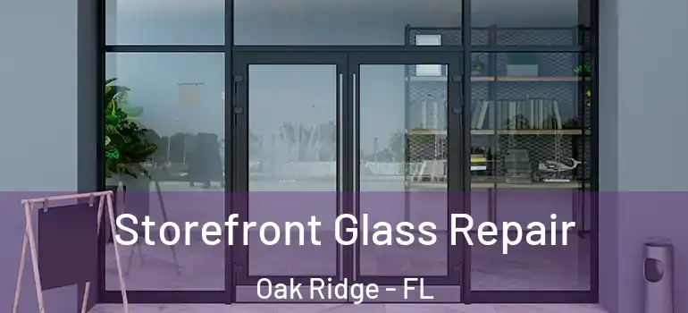 Storefront Glass Repair Oak Ridge - FL
