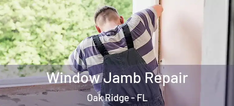 Window Jamb Repair Oak Ridge - FL