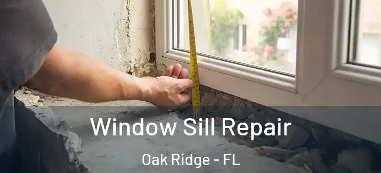 Window Sill Repair Oak Ridge - FL